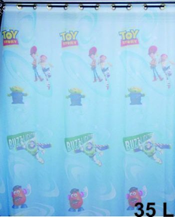 Perdea voal bleo Toy Story