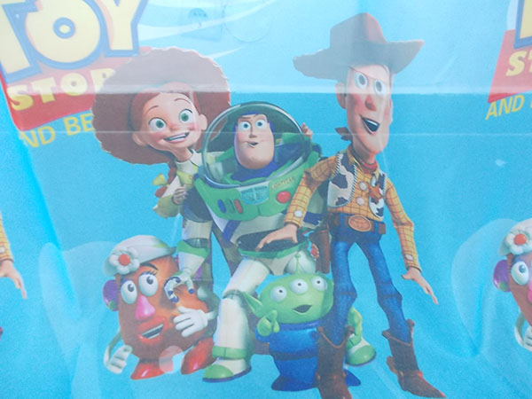 Perdea voal bleo Toy Story